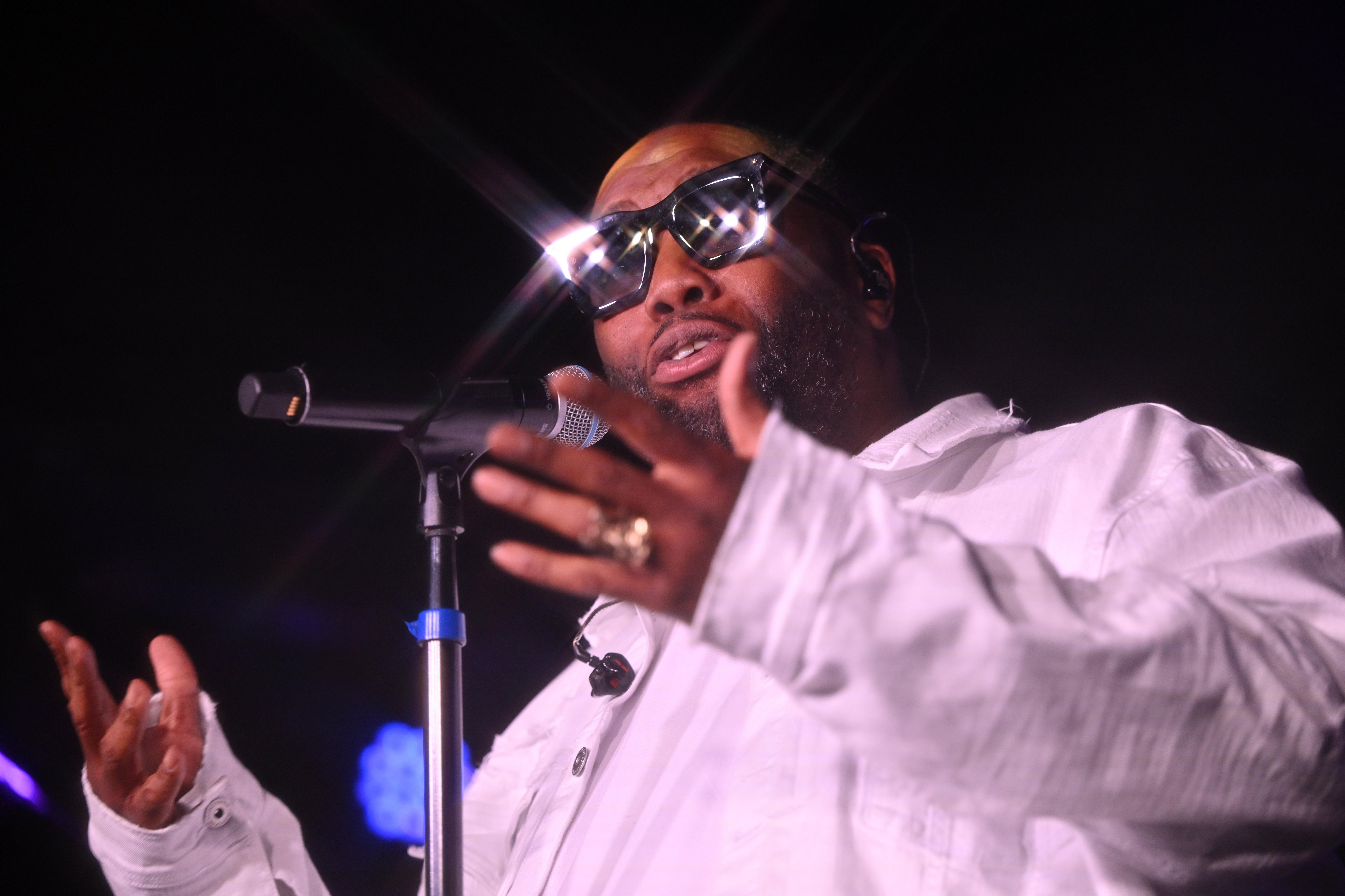 Killer Mike performs at the Atlanta Chapter nominee party in 2024